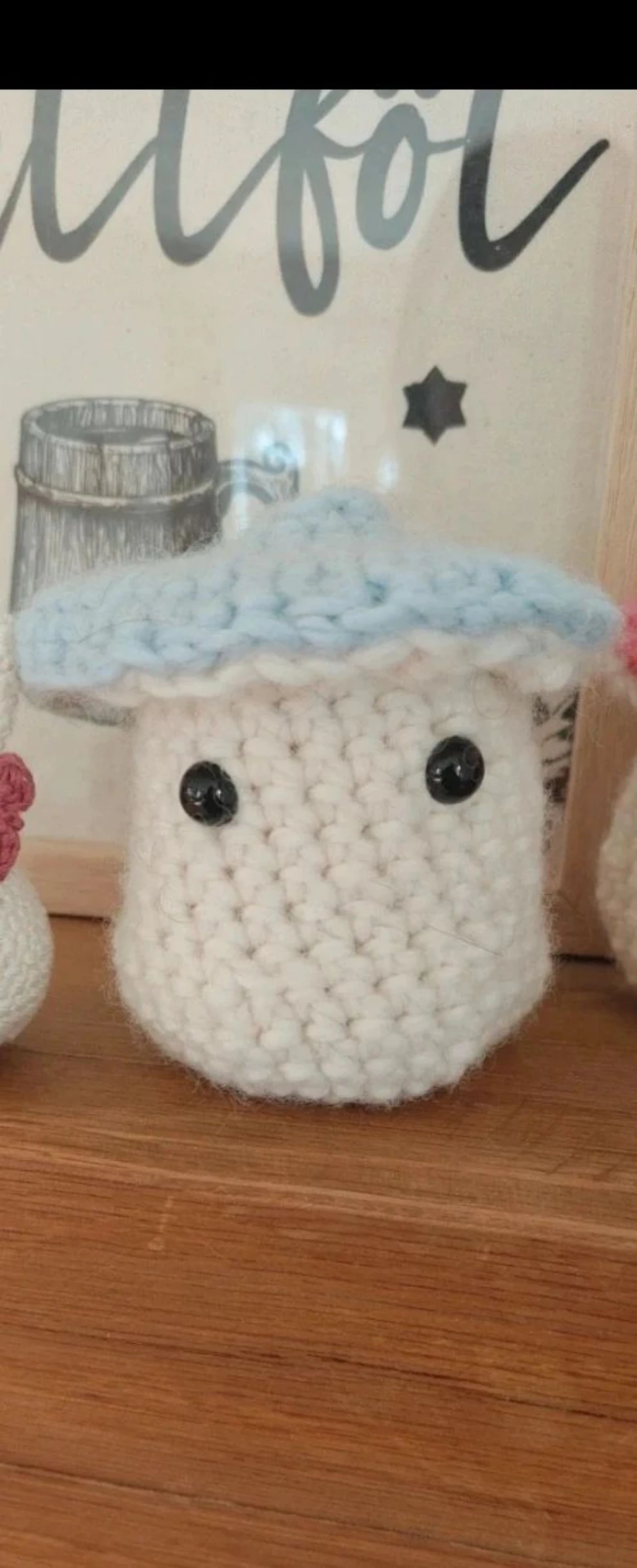 Champignon crochet déco cosy
